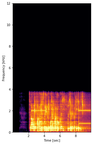 Noise Input Spectrogram